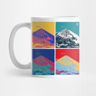 Mt Fuji Pop Art Mug